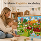 📢📢50% OFF !! ⏰Kids DIY Felt Story Board Set 104x75 cm Farm Animal Theme Interactive Storytelling Wall Toy for Toddlers Early Learning