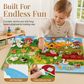 📢📢50% OFF !! ⏰Kids DIY Felt Story Board Set 104x75 cm Farm Animal Theme Interactive Storytelling Wall Toy for Toddlers Early Learning