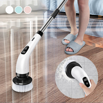 🔥50% OFF!!📢🧽 8-in-1 Electric Cleaning Brush Set – Versatile Home Cleaning Made Easier ✨
