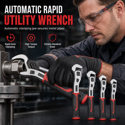 🔥50% OFF!!📢🔧 Multi-Functional Locking Adjustable Wrench – Quick-Adjust Universal Hand Tool ✨