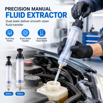 🔥50% OFF!!📢🛠️ Manual Fluid Extractor & Filling Syringe – Brake Fluid & Oil Transfer Tool 🚗💧