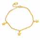 🔥50% OFF!!📢✨ Women's Double Layer Gold Tone Heart Charm Anklet with Small Beads – A Delicate Finishing Touch for Summer Looks, Layering & Thoughtful Gifts 💖