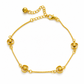 🔥50% OFF!!📢✨ Women's Double Layer Gold Tone Heart Charm Anklet with Small Beads – A Delicate Finishing Touch for Summer Looks, Layering & Thoughtful Gifts 💖