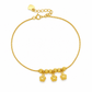 🔥50% OFF!!📢✨ Women's Double Layer Gold Tone Heart Charm Anklet with Small Beads – A Delicate Finishing Touch for Summer Looks, Layering & Thoughtful Gifts 💖