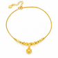 🔥50% OFF!!📢✨ Women's Double Layer Gold Tone Heart Charm Anklet with Small Beads – A Delicate Finishing Touch for Summer Looks, Layering & Thoughtful Gifts 💖