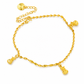 🔥50% OFF!!📢✨ Women's Double Layer Gold Tone Heart Charm Anklet with Small Beads – A Delicate Finishing Touch for Summer Looks, Layering & Thoughtful Gifts 💖