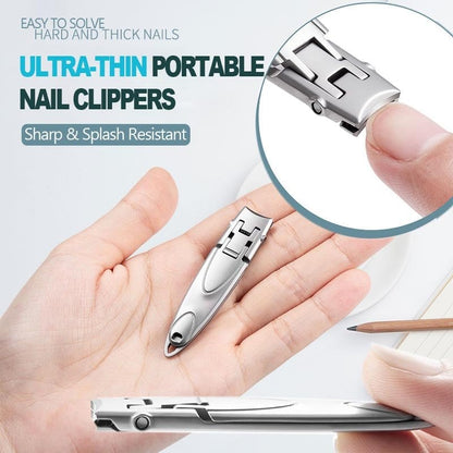 🔥50% OFF!!📢💅 Ultra-Thin Portable Nail Clippers – Slim, Lightweight & Travel-Ready, Keep Neat Nails Wherever You Go ✨