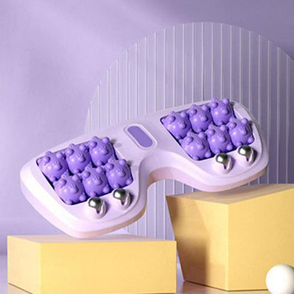 🔥50% OFF!!📢🦶 Portable Dual Foot Massage Roller – Roll Away Tension & Treat Tired Feet at Home, Easy to Use Anytime ✨