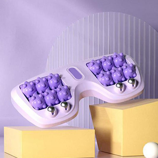 🔥50% OFF!!📢🦶 Portable Dual Foot Massage Roller – Roll Away Tension & Treat Tired Feet at Home, Easy to Use Anytime ✨