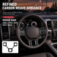🔥50% OFF!!📢🚗 Car Steering Wheel Cover Trim – Add a Custom Interior Touch to 1500, 2500 & 3500 Pickup Trucks, Easy to Fit & Style ✨