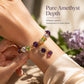🔥50% OFF!!📢🔮 Fashion Purple Crystal Beaded Jewellery with Sparkling Star Zircon Charm – Add a Touch of Purple Sparkle to Everyday Looks ✨