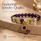 🔥50% OFF!!📢🔮 Fashion Purple Crystal Beaded Jewellery with Sparkling Star Zircon Charm – Add a Touch of Purple Sparkle to Everyday Looks ✨