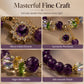 🔥50% OFF!!📢🔮 Fashion Purple Crystal Beaded Jewellery with Sparkling Star Zircon Charm – Add a Touch of Purple Sparkle to Everyday Looks ✨
