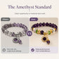 🔥50% OFF!!📢🔮 Fashion Purple Crystal Beaded Jewellery with Sparkling Star Zircon Charm – Add a Touch of Purple Sparkle to Everyday Looks ✨