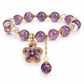 🔥50% OFF!!📢🔮 Fashion Purple Crystal Beaded Jewellery with Sparkling Star Zircon Charm – Add a Touch of Purple Sparkle to Everyday Looks ✨