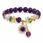 🔥50% OFF!!📢🔮 Fashion Purple Crystal Beaded Jewellery with Sparkling Star Zircon Charm – Add a Touch of Purple Sparkle to Everyday Looks ✨