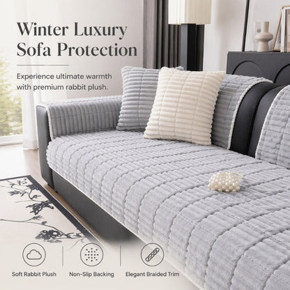 🔥50% OFF!!📢🛋️ Non-Slip Plush Sofa Cushion Cover – Soft Comfort & a Tidy Look, Keep Your Sofa Cosy and Cushions in Place ✨