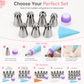 🔥50% OFF!!📢🧁 Multi-Shape Cake Decorating Piping Tips Set – Create Pretty Buttercream Swirls, Flowers & Borders With Less Fuss, A Handy Set for Home Bakers & Cake Lovers ✨