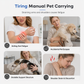 🔥50% OFF!!📢🐾 Portable Breathable Pet Carrier Sling – Single-Shoulder Crossbody Comfort for Cats & Small Dogs, Keep Your Pet Close on Walks, Trips & Travels ✨