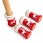 🎄 Christmas Knitted Chair Socks: Silent Floor Protection, Thick Felt, Stretch Fit