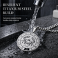 ♌ 50% OFF! ✨ Stainless Steel Spinning 12 Zodiac Medallion Pendant Necklace – Interactive Rotatable Kinetic Disc, Deep Laser-Etched Astrological Symbols, Surgical-Grade 316L Titanium Steel Waterproof & 23.6" Chain – All 12 Signs 🌌