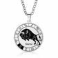 ♌ 50% OFF! ✨ Stainless Steel Spinning 12 Zodiac Medallion Pendant Necklace – Interactive Rotatable Kinetic Disc, Deep Laser-Etched Astrological Symbols, Surgical-Grade 316L Titanium Steel Waterproof & 23.6" Chain – All 12 Signs 🌌