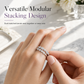 🔥50% OFF!!📢💍 Vintage Full Pavé Zircon Stackable Ring Set – A Thoughtful Gift for Her, Add Sparkle to Everyday Looks ✨