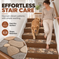Cobblestone Pattern Diatomite Stair Tread Mat Water Absorbent Non Slip Trimmable Step Rug Easy to Clean