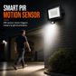 🔥50% OFF!!📢💡 50W Outdoor LED Flood Light – Smart PIR Motion Sensor, Remote Control & IP66 Waterproof Aluminium Security Light ✨