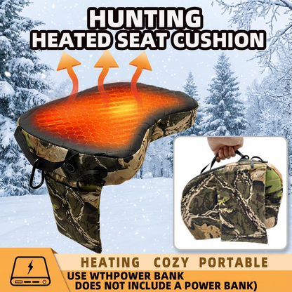 📢🔥50% OFF!!🪑 Portable Heated Seat Cushion – Stay Cosy Outdoors, Add Warmth to Cold Seats at Camping, Fishing & Sports Matches ✨