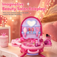 📢📢 50% OFF🎀 Kids’ Pretend Make-Up Vanity Suitcase – Portable Dress-Up Toy Set for Girls, Pack Up & Play Anywhere ✨