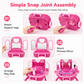 📢📢 50% OFF🎀 Kids’ Pretend Make-Up Vanity Suitcase – Portable Dress-Up Toy Set for Girls, Pack Up & Play Anywhere ✨