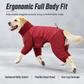 🔥50% OFF!!📢🐕❄️ Waterproof Windproof Winter Dog Coat – Thick Padded Warmth with Adjustable High Collar & Four-Legged Full-Body Jumpsuit, Keep Your Dog Cosy on Cold, Wet Walks 🧥✨