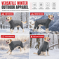 🔥50% OFF!!📢🐕❄️ Waterproof Windproof Winter Dog Coat – Thick Padded Warmth with Adjustable High Collar & Four-Legged Full-Body Jumpsuit, Keep Your Dog Cosy on Cold, Wet Walks 🧥✨