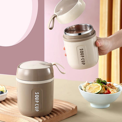 📢📢50% OFF!!⏰ Stainless Steel Insulated Lunch Jar – Keep Meals Warm & Fresh ✨