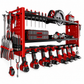 🛠️50% OFF NOW!📢🔩 Wall-Mounted Power Tool Organiser – Heavy-Gauge Steel Garage Storage 💪✨