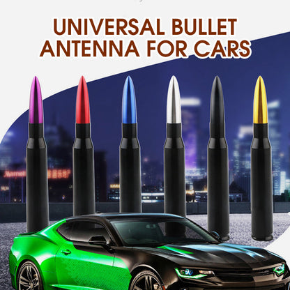 🔥50% OFF!!📢🚗 Universal Bullet Antenna – Add a Sleek Custom Look to Your Car, Easy Screw-On Style Upgrade ✨