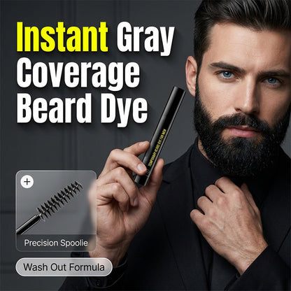 🔥50% OFF!!📢🧔 Long-Lasting Beard & Eyebrow Dye for Men – Rich Colour & Grey Coverage ✨