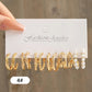 🔥50% OFF!!📢✨ Classic Geometric Earrings 6-Piece Set – A Versatile Mix for Everyday & Occasion Looks 💎