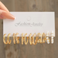 🔥50% OFF!!📢✨ Classic Geometric Earrings 6-Piece Set – A Versatile Mix for Everyday & Occasion Looks 💎
