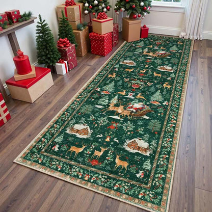🔥50% OFF!!📢🎄 Soft Non-Slip Christmas Rug – Add Festive Charm & Keep Hard Floors Safer, A Cosy Seasonal Upgrade for Busy Homes ✨