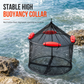 🔥50% OFF!!📢🎣 Floating Collapsible Keep Net – Anti-Snag & Coated for Sea Fishing ✨