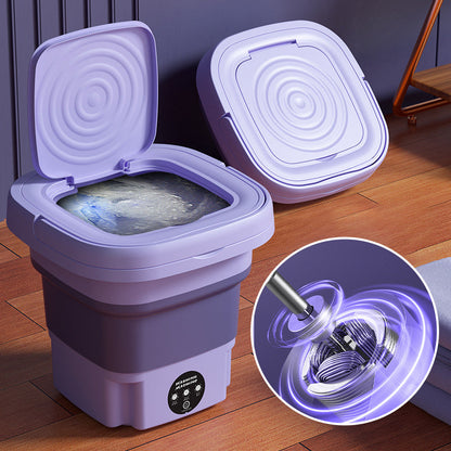 🔥50% OFF!!📢🧺 Portable Mini Folding Washing Machine – A Space-Saving Way to Wash Small Loads at Home, in Flats, Dorms or on Trips ✨