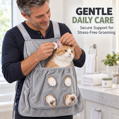🔥50% OFF NOW!📢🐱 Pet Carrier Bag Apron – Hands-Free Comfort for Small Pets, Keep Your Companion Close & Cosy on Walks, Errands & Travel ✂️✨