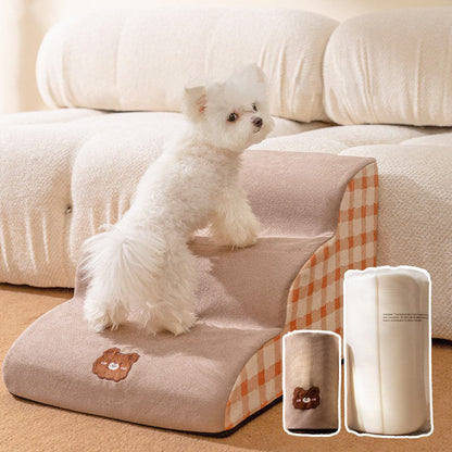 🔥50% OFF!!📢🐾 Dog Stairs & Pet Ladder – Help Small or Older Pets Reach the Sofa & Bed With More Confidence ✨