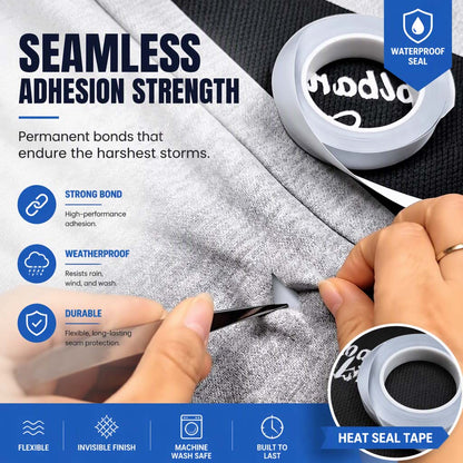 🔥50% OFF!!📢🧵 Waterproof TPU Seam Sealing Tape – 20mm x 50m Roll, Heat-Seal Repair for Jackets & Outdoor Clothing ✨