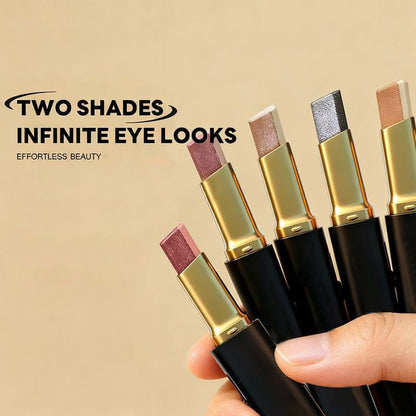 🔥50% OFF!!📢✨ Instant Glow Two-Tone Eyeshadow Stick – Quick Gradient Eye Looks On the Go 💫