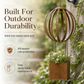 🔥50% OFF!!📢🎈 Hanging Iron Hot Air Balloon Planter – Distressed Metal Flower Pot for Garden & Courtyard Charm 🌿✨