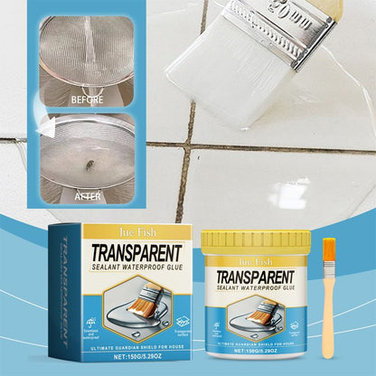 🔥JUST ￡6.5 GET 1 SET!!!!📢💧 Multipurpose Transparent Waterproof & Anti-Leakage Agent – A Clear, Flexible Seal for Everyday Repairs ✨