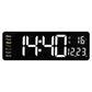 🌙 Auto-Dim, Always Readable – 16" Wall Clock with Room Temperature Display. Free UK Delivery
